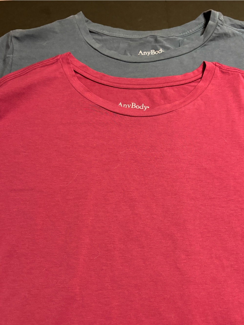 AnyBody Cozy Knit QVC Plus Size 3X Loungewear Tee Bundle Basics Ca